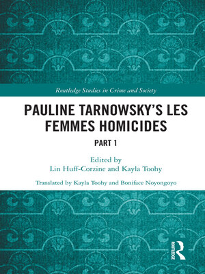 cover image of Pauline Tarnowsky's Les Femmes Homicides